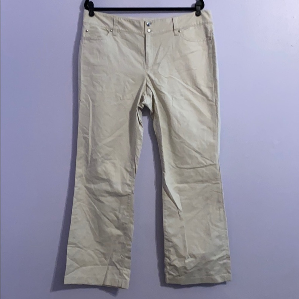Ann Taylor Low Rise Signature Chino Pant SZ 16
